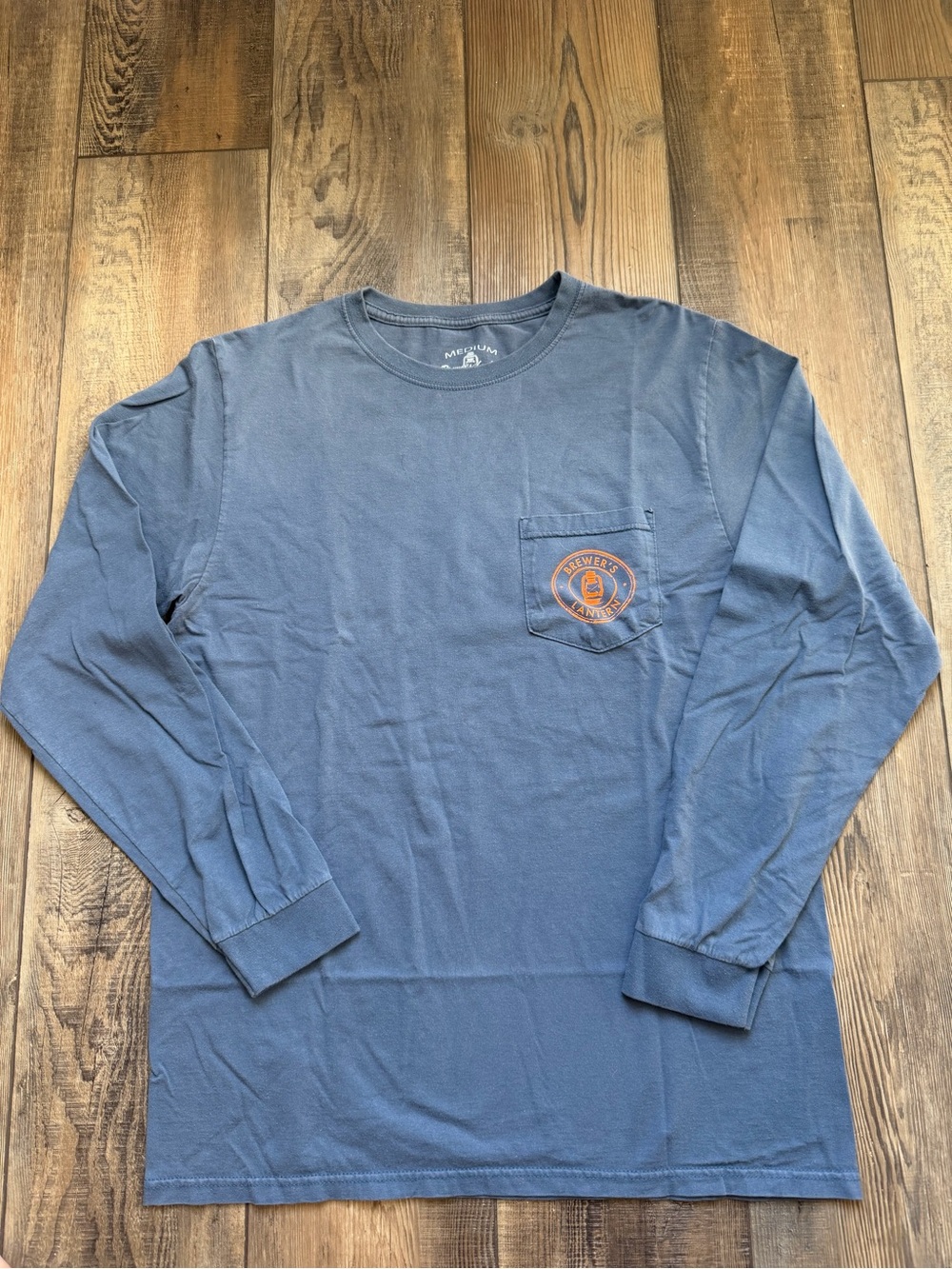 Long-Sleeve Pocket Tee - Blue